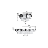 Face milling FMA07 Kr: 45° FMA07-050/063/080/100/160/200/250/315-A22/B27-ON06/ON08-05/05C - Makotools Industrial Supply Tools for Metal Cutting